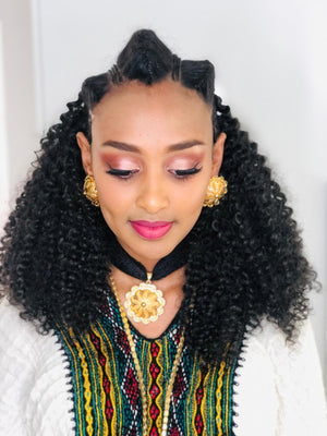 አርተፊሻል ወርቂ Fashion Jewlery Fiyori Set